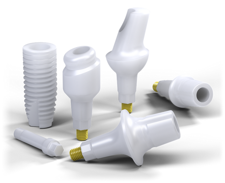 Sistemas de implantes Straumann® Ceramic PURE e SNOW